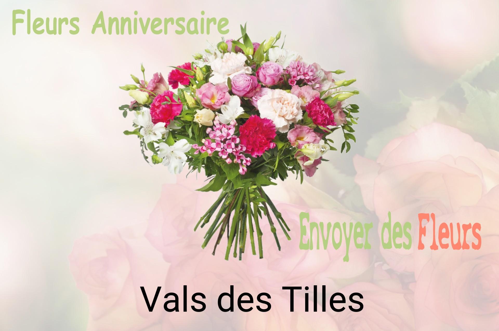 Bouquet de fleurs d’anniversaire livré à Vals-des-Tilles